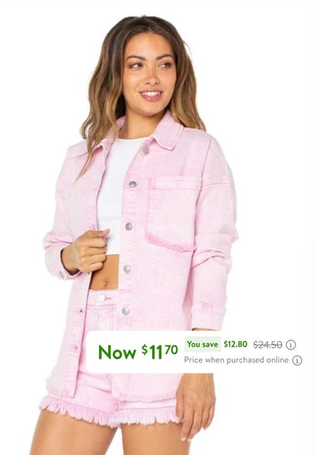 Walmart Celebrity Pink Juniors and Juniors Plus Shacket, Sizes XS-3X / work outfit / workwear / spring outfit 

#LTKsalealert #LTKover40 #LTKfindsunder50