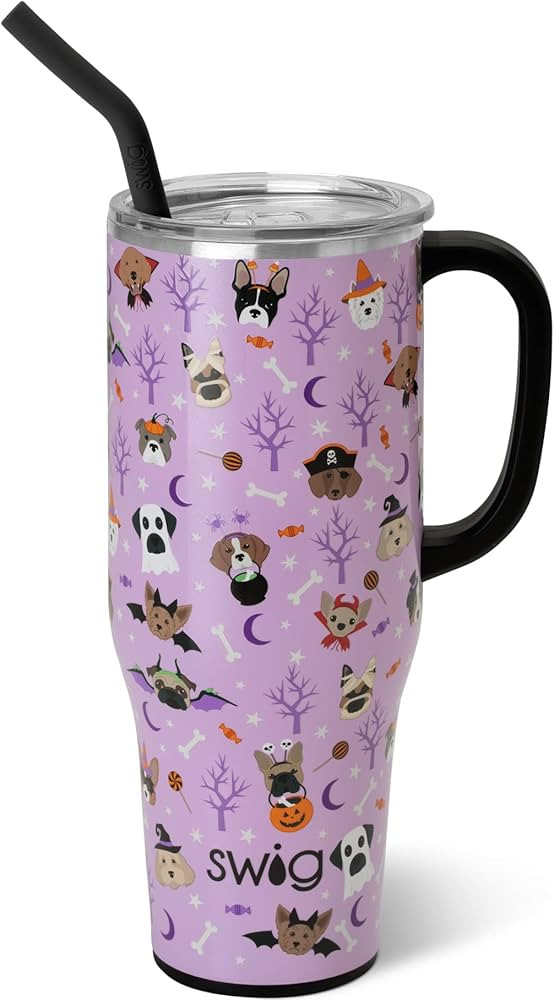 Swig Life 40oz Mega Mug | 40 oz Tumbler with Handle and Straw, Cup Holder Friendly, Dishwasher Sa... | Amazon (US)