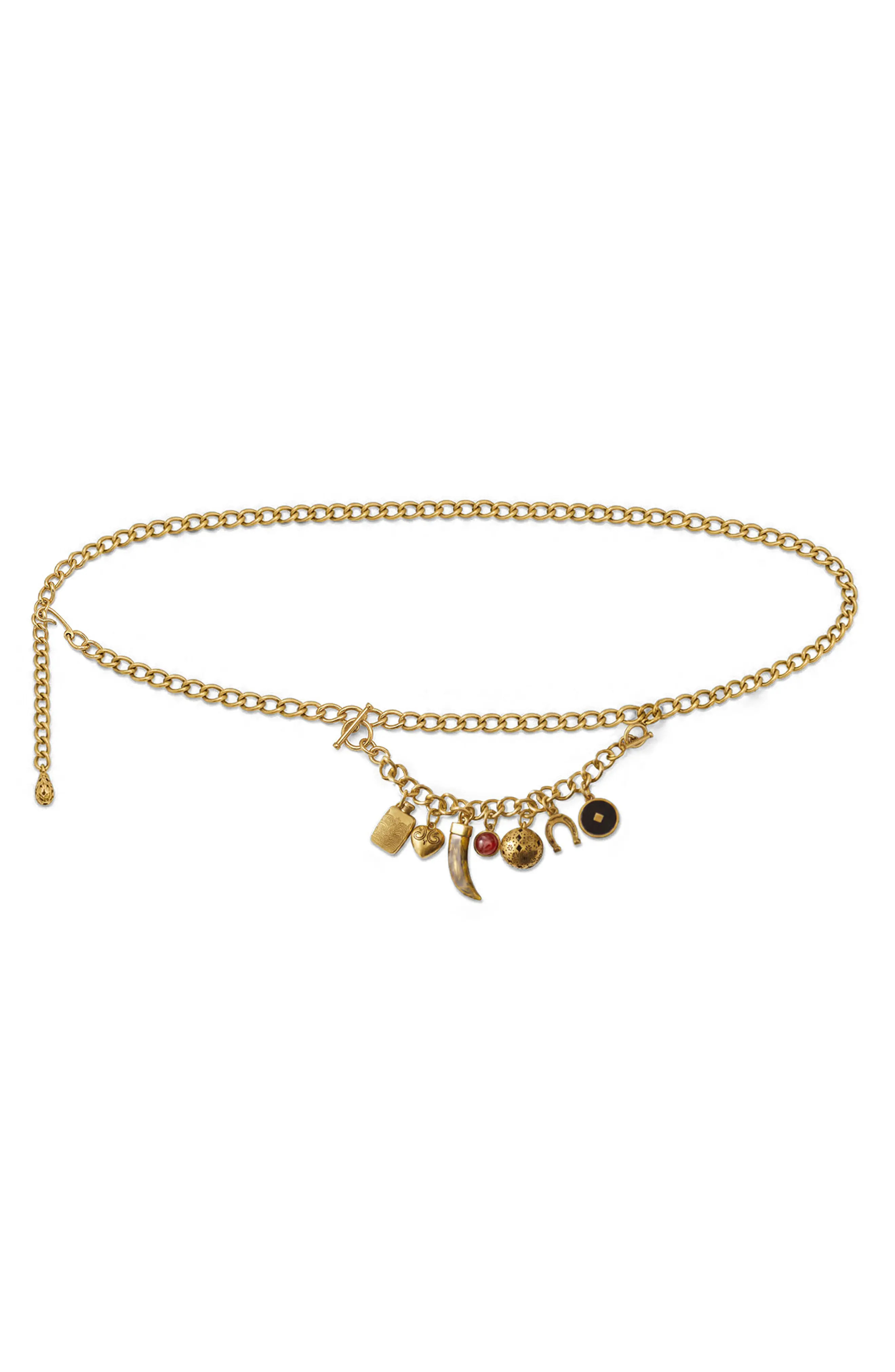 Veronica Beard Western Charms Chain Belt in Odb at Nordstrom | Nordstrom