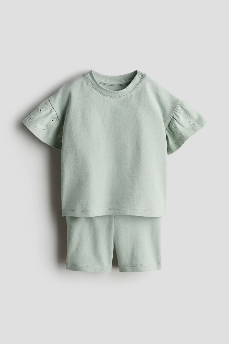 2-piece Cotton Jersey Set | H&M (US + CA)