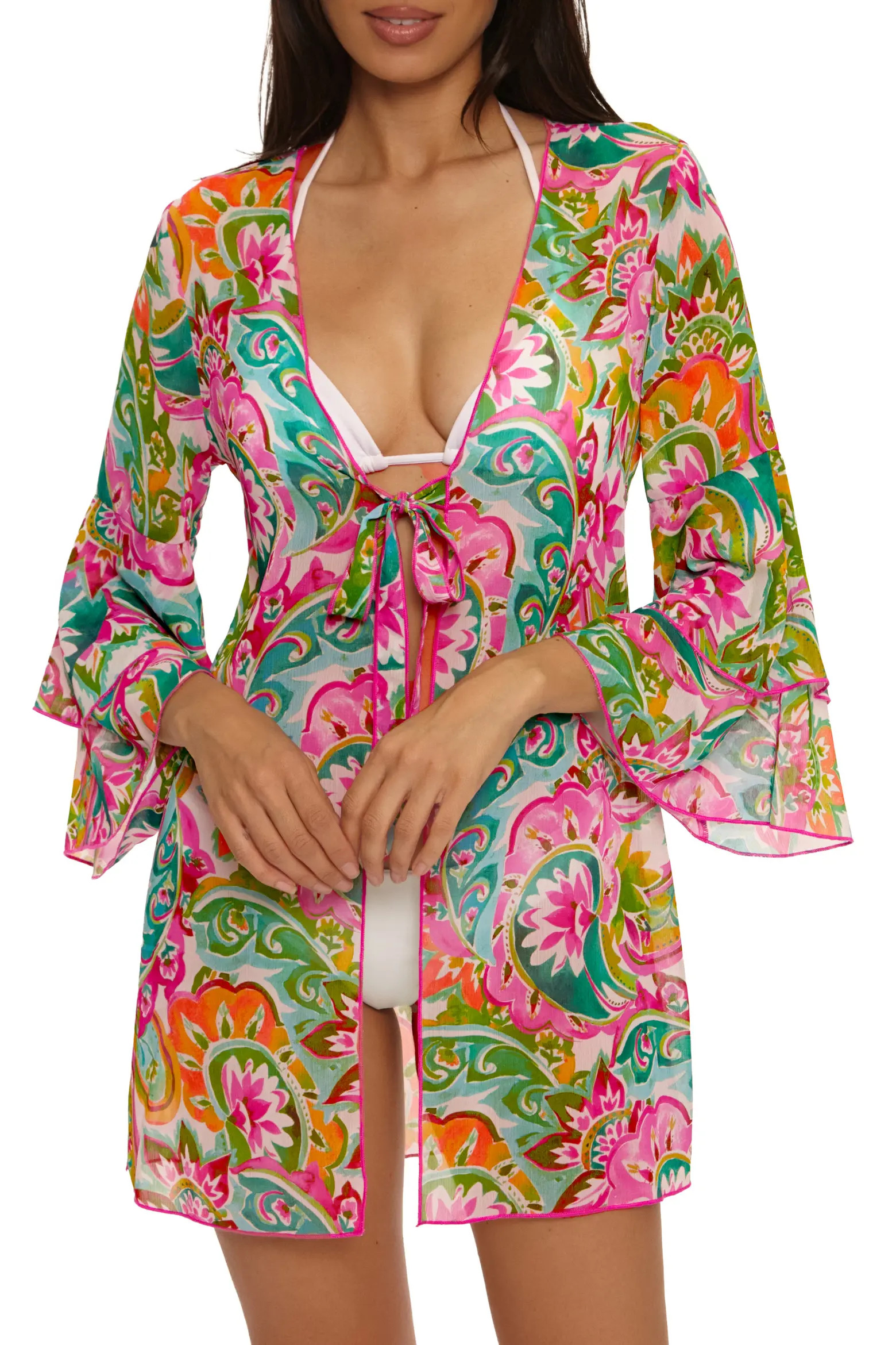 BECCA La Vie Chiffon Cover-Up Tunic (Women) | Nordstrom | Nordstrom