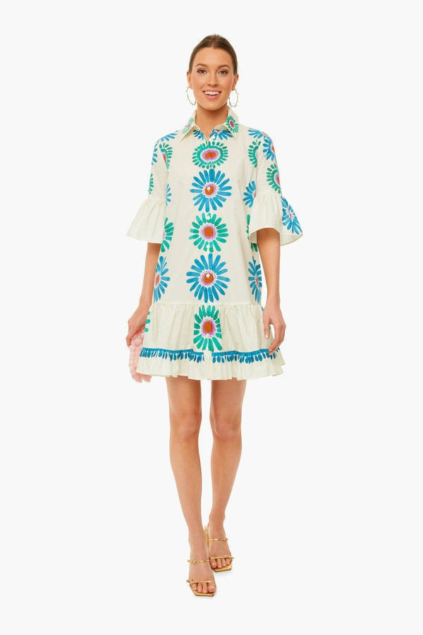 Daisy Placee White Choux Dress | Tuckernuck (US)