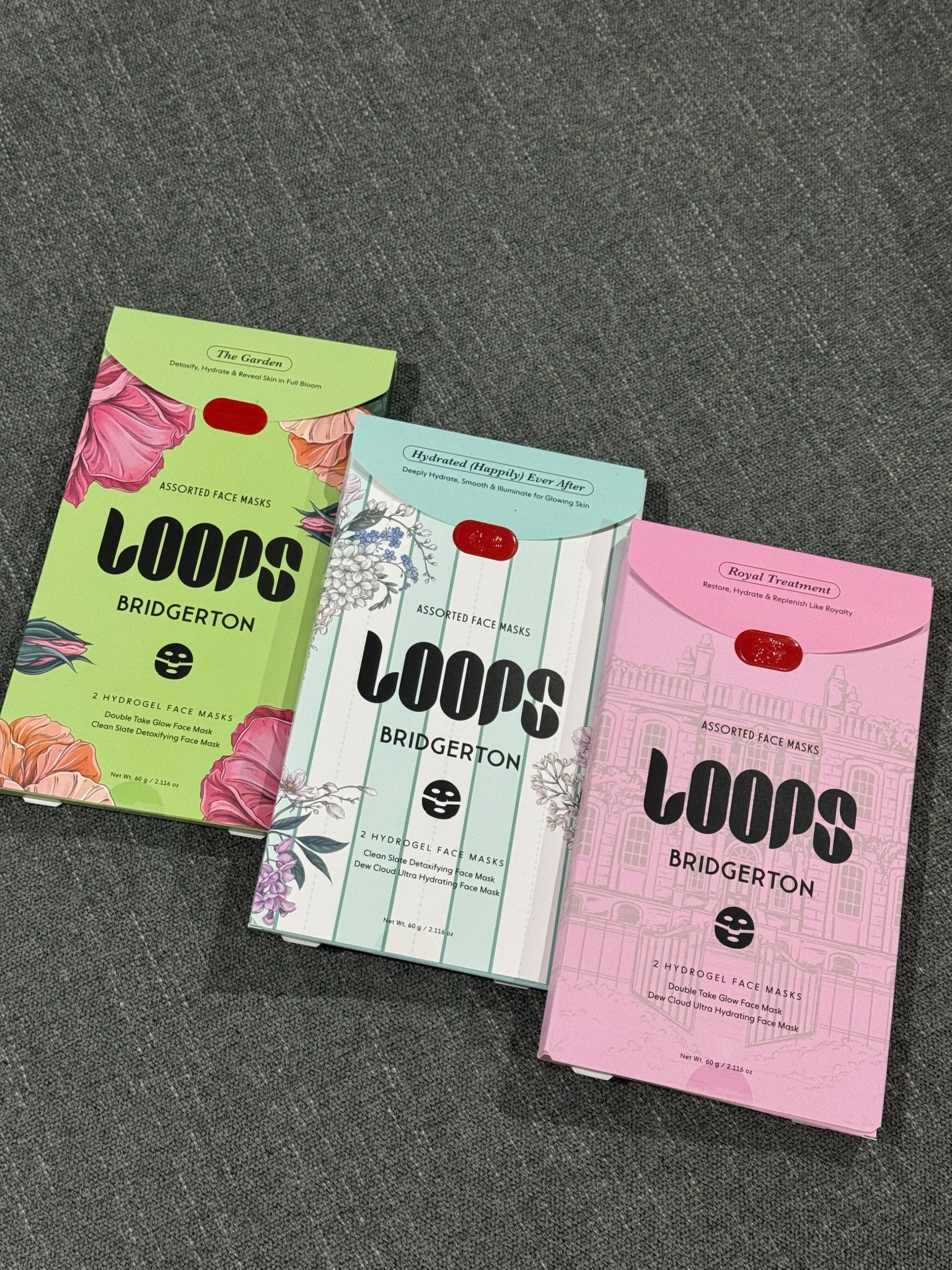 Found these Loops x Bridgerton face masks at Walgreens. Each pack comes with two. Can’t wait to try these tonight! 🫧 

#LTKselfcare #LTKmorningroutine
