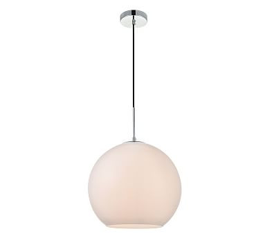 Makenna Glass Globe Pendant | Pottery Barn (US)