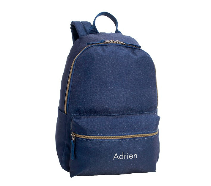 Colby Solid Navy Backpacks | Pottery Barn Kids