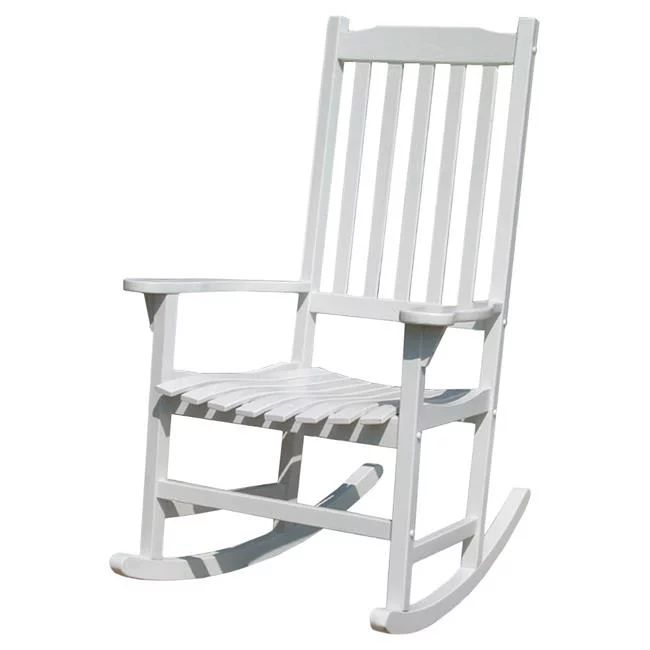 Traditional Rocking Chair, White Painted | Walmart (US)