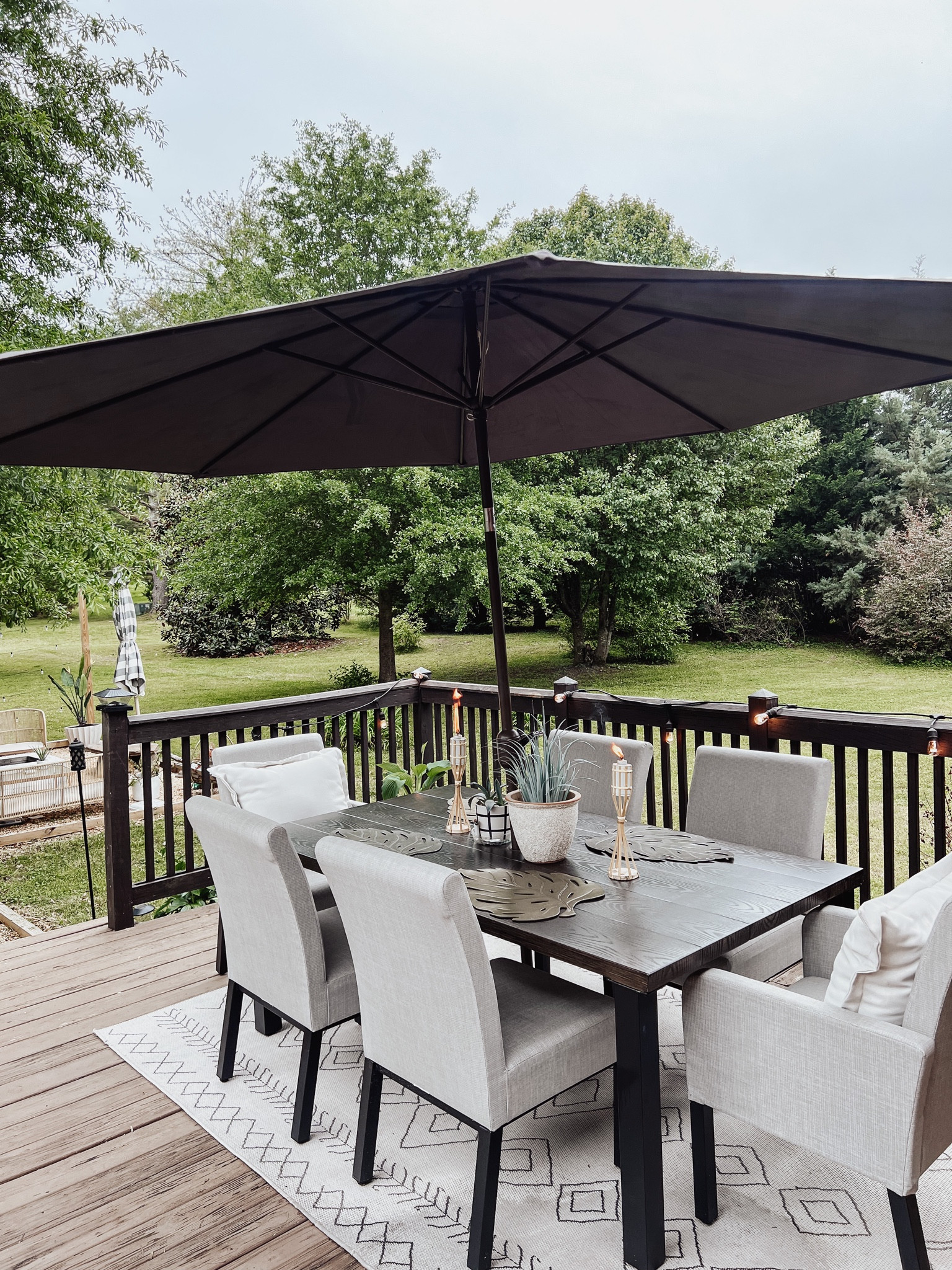 Patio decor ideas. #patiofurniture #qvc #outdoordining #outdoorliving #patioumbrella

#LTKunder100 #LTKsalealert #LTKhome