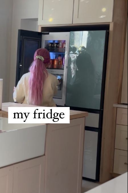 i love my fridge - a splurge that I 10/10 do NOT regret 