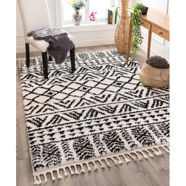 Melody Tayanna Moroccan Ivory Area Rug | Wayfair North America