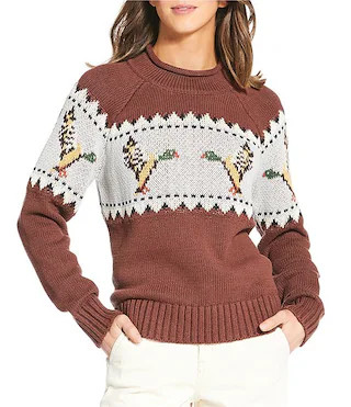 Signature Original Heritage Rollneck Raglan Long Sleeve Pullover Novelty Sweater | Dillard's