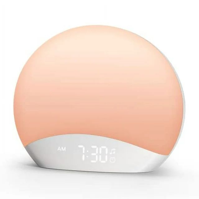 Reacher Sound Machine Sunrise Alarm Clock with Night Light, Wake up Light, 26 Soothing Sounds, Di... | Walmart (US)