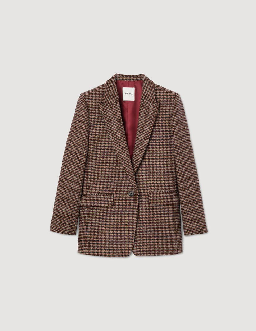 Houndstooth shorts | Sandro-Paris US