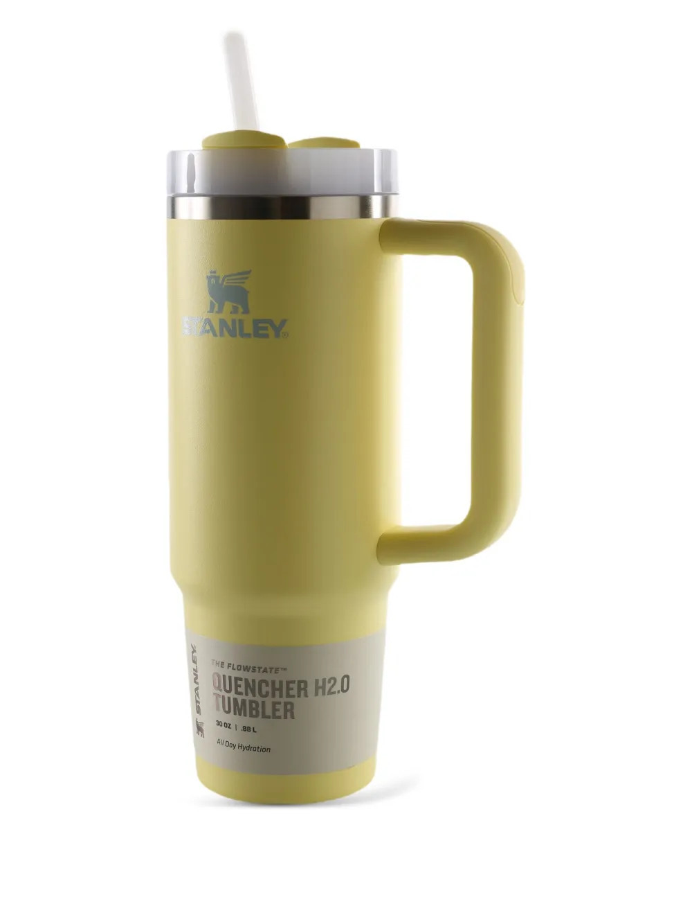 Stanley handle straw tumbler - Green | Farfetch Global