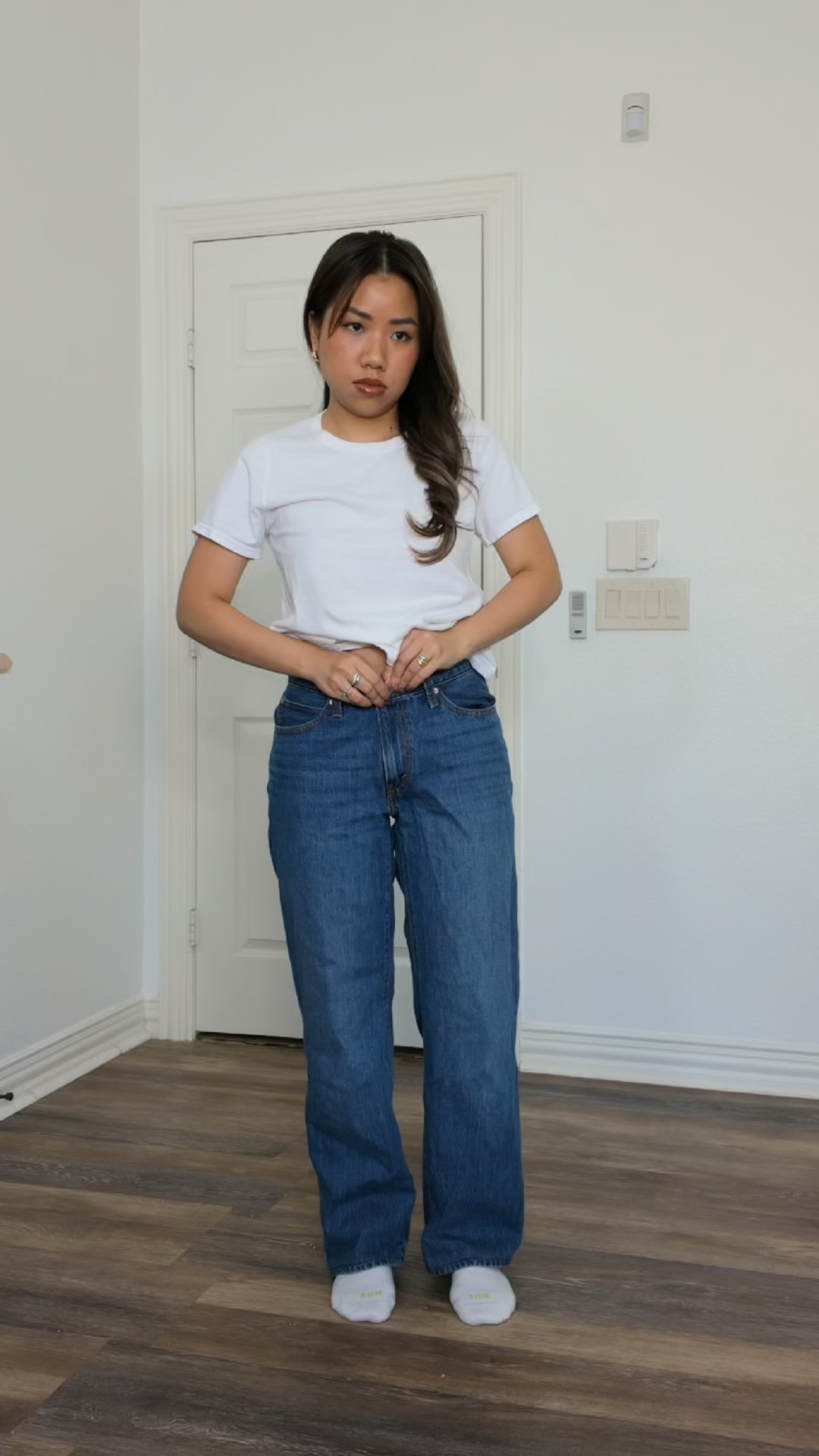 Recreate Pinterest outfit with amazon finds. wearing everything size S, jeans size 26, ballet flats size 6.5

#springoutfits #redsweater #baggyjeans  

 #LTKPetite #LTKFindsUnder50 #LTKFindsUnder100