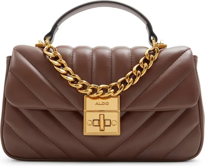 ALDO Hays Quilted Faux Leather Top Handle Bag | Nordstrom | Nordstrom