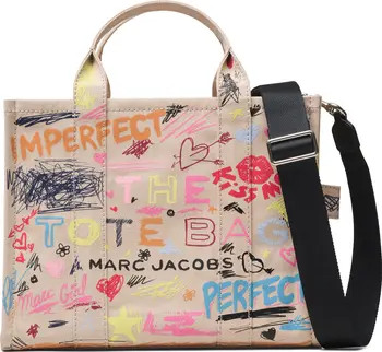 Marc Jacobs The Punk Scribble Medium Canvas Tote Bag | Nordstrom | Nordstrom