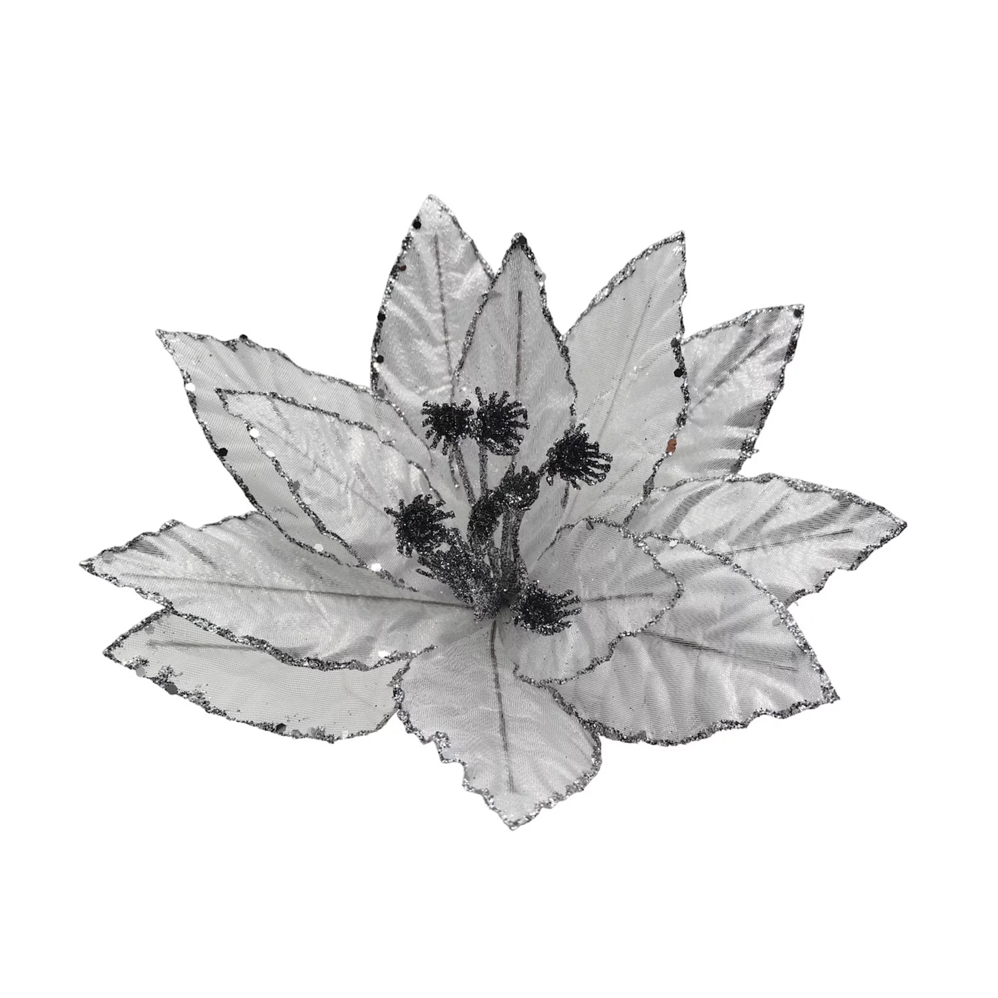 St. Nicholas Square® Artificial Poinsettia Botanical Clip Christmas Ornament | Kohl's