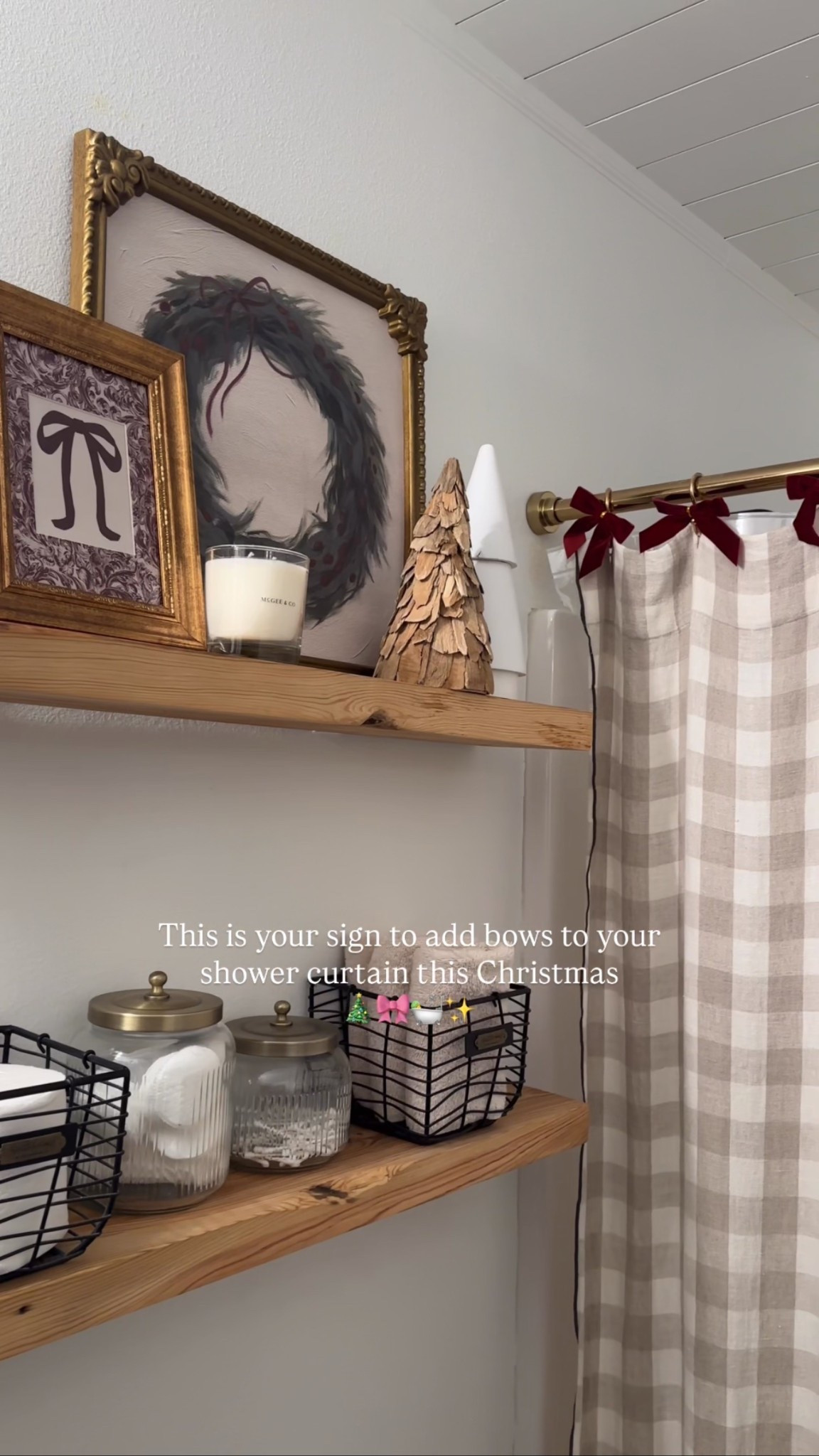 Christmas bathroom decor! 

#LTKSeasonal #LTKHome #LTKHoliday