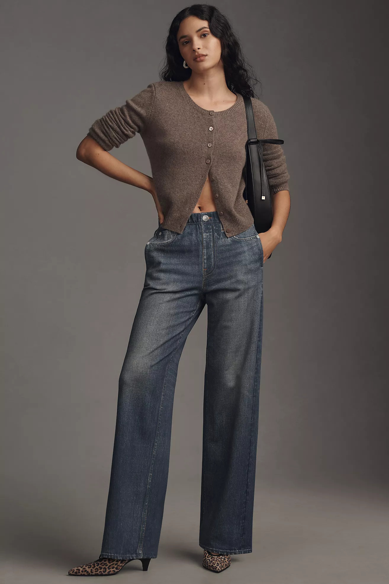 rag & bone Miramar High-Rise Wide-Leg Jeans | Anthropologie (US)