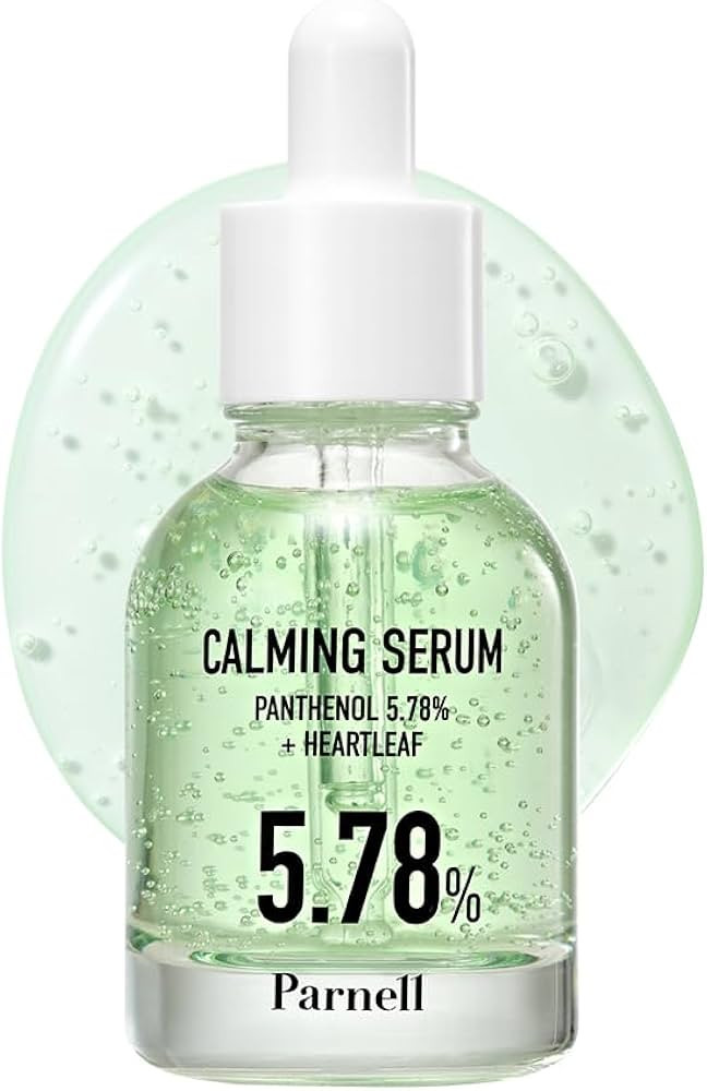 Parnell Panthenol 5.78% | 30ml / 1.01 fl.oz. | Heartleaf Calming Serum, soothing & moisturizing s... | Amazon (US)