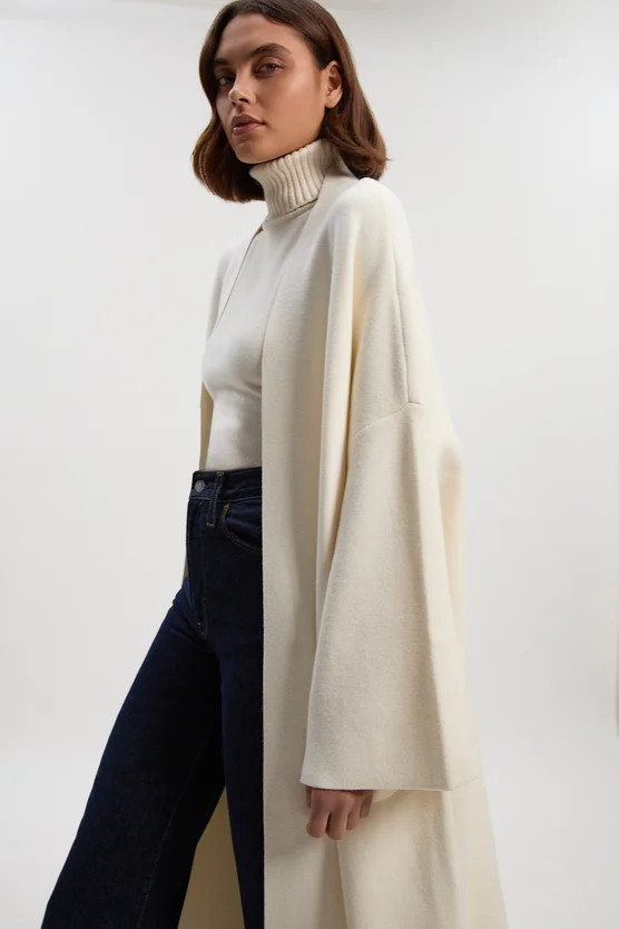 Knit Midi Coatigan | Karen Millen UK + IE + DE + NL