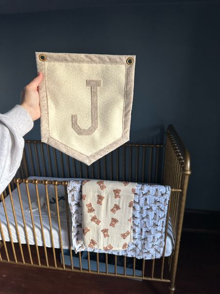 Cute felt initial banner for nursery, from Etsy!


#LTKbaby