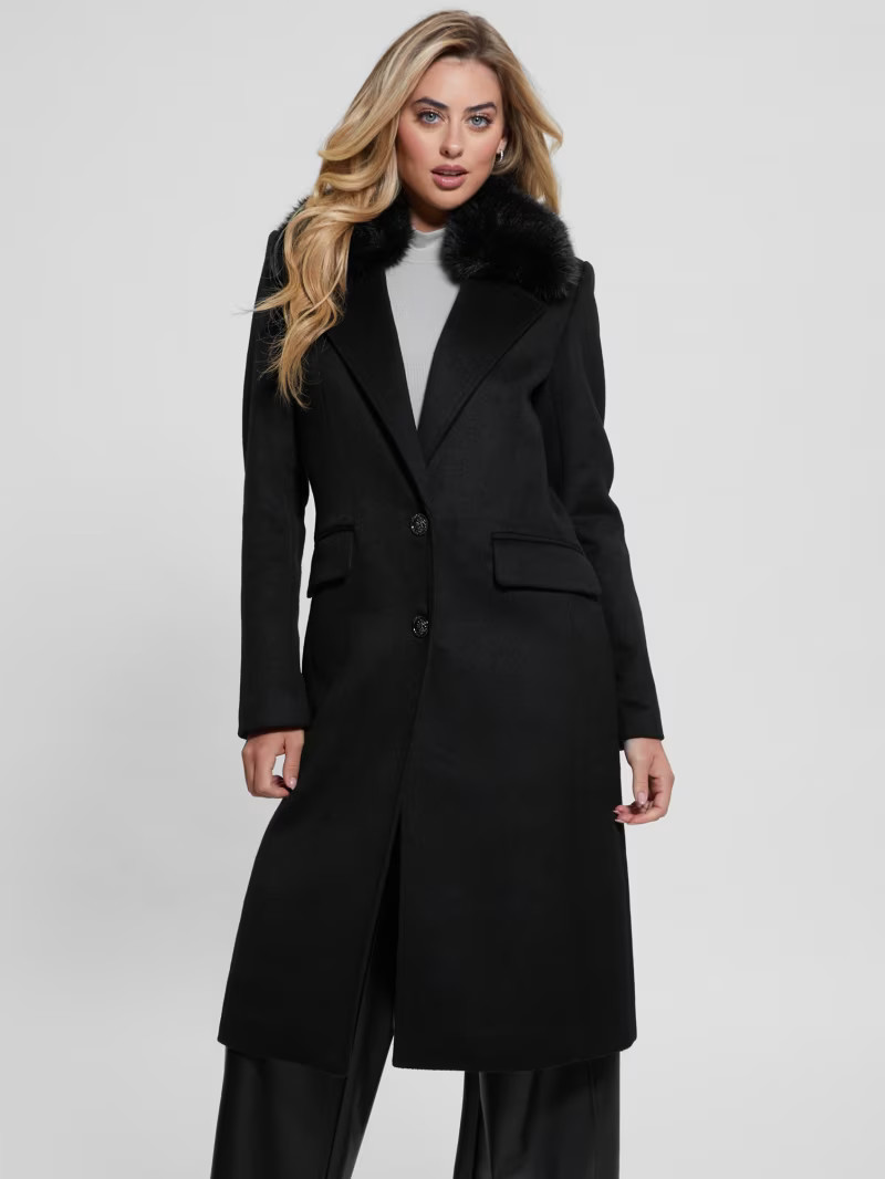 Eco Nancy Wool-Blend Coat | Guess US | Guess (US)