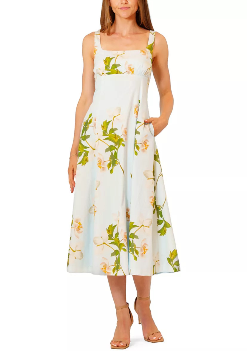 Women's Sleeveless Printed A-Line Dress | Belk