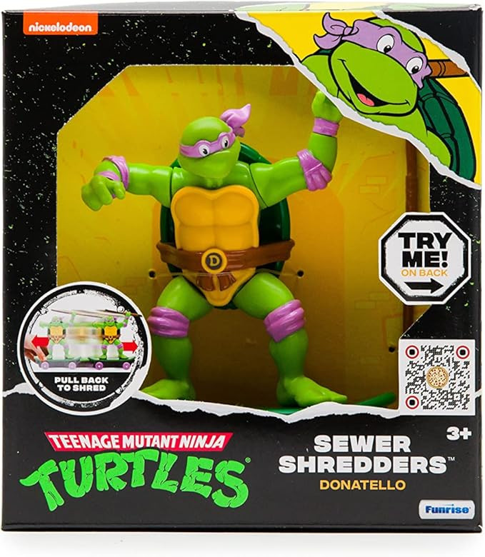 Teenage Mutant Ninja Turtles 5" Sewer Shredders, Donatello, Classic Edition, Ages 3+ | Amazon (US)