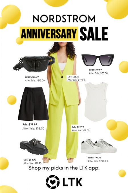 Nordstrom anniversary sale - chic outfit

Pant set, loafers, high waist shorts

#LTKxNSale #LTKunder100 #LTKunder50