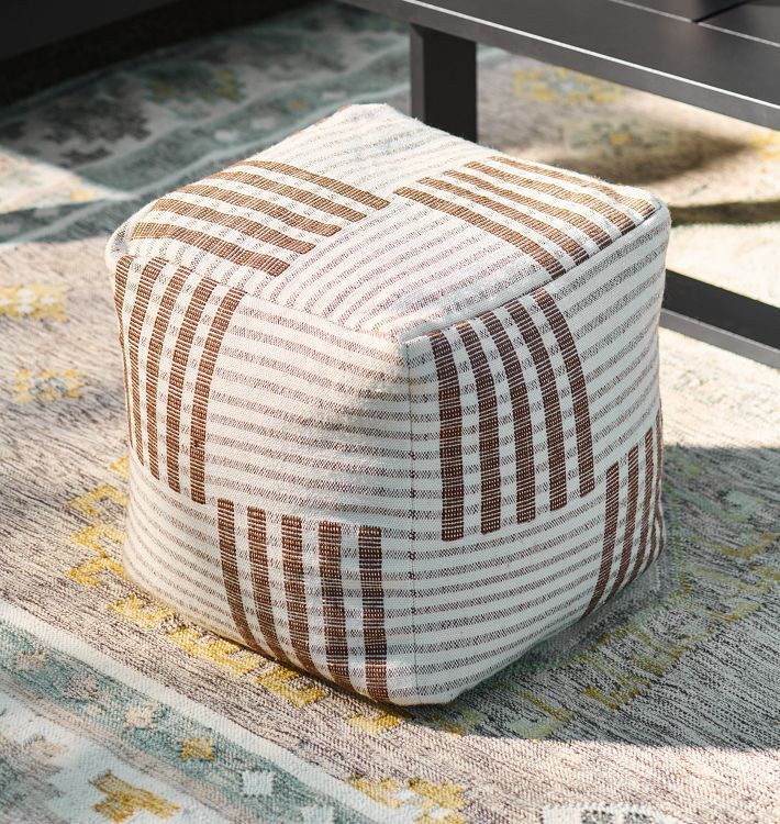 Savannah Indoor/Outdoor Pouf | Rejuvenation