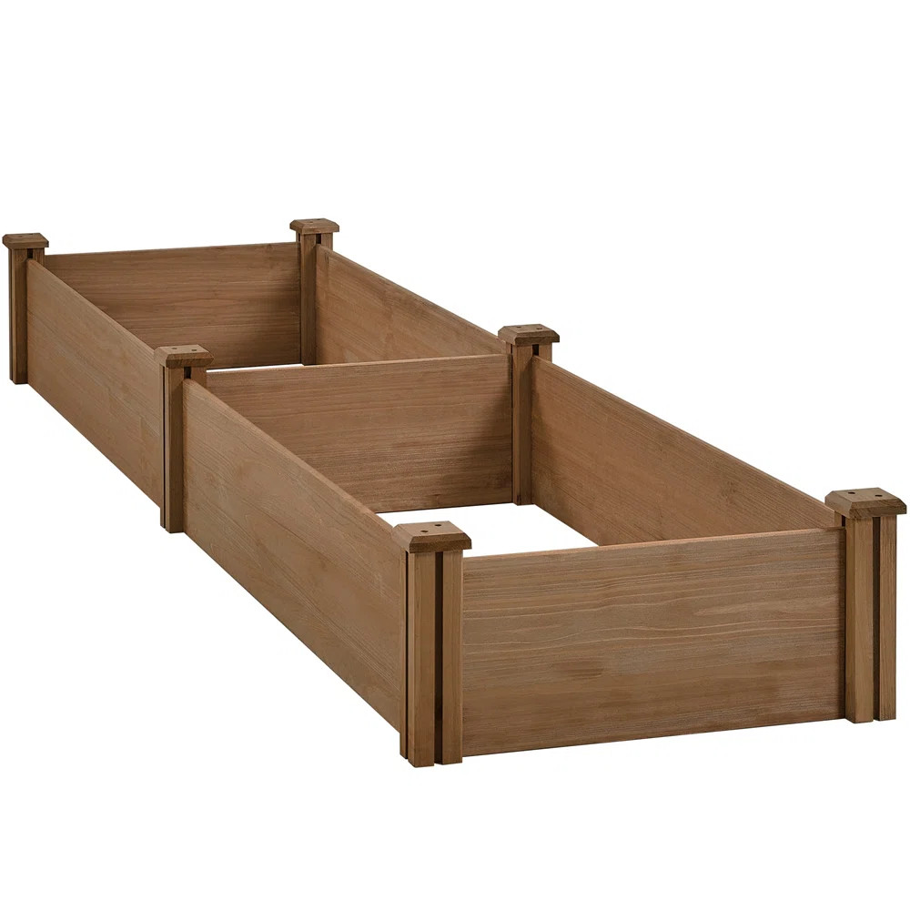 Arlmont & Co. Cisbrough Wood Raised Garden Bed & Reviews | Wayfair | Wayfair North America