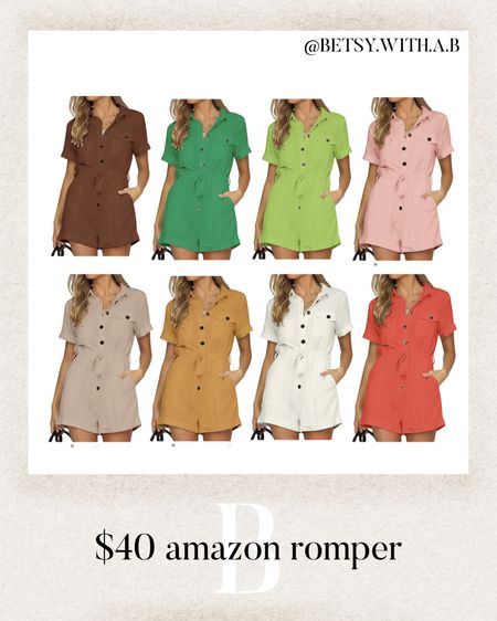 This romper is under $40 and comes in 17 colors. I will take my true size, small. 

#LTKSeasonal #LTKunder50 #LTKFestival