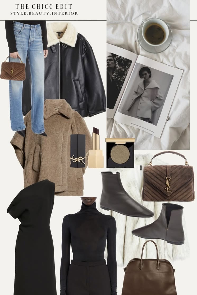 Shop the edit 🤎

#ysl #jeans #boots #bag #coat dress flats studded leather phone case sherpa Nordstrom Amazon revolve hm Etsy 

#LTKOver40 #LTKgrwm #LTKootd