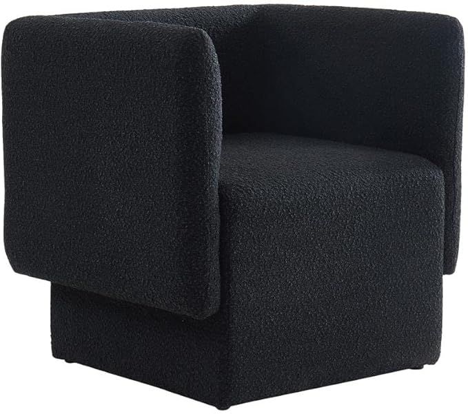 Meridian Furniture Vera Collection Modern | Contemporary Boucle Fabric Upholstered Accent Chair, ... | Amazon (US)