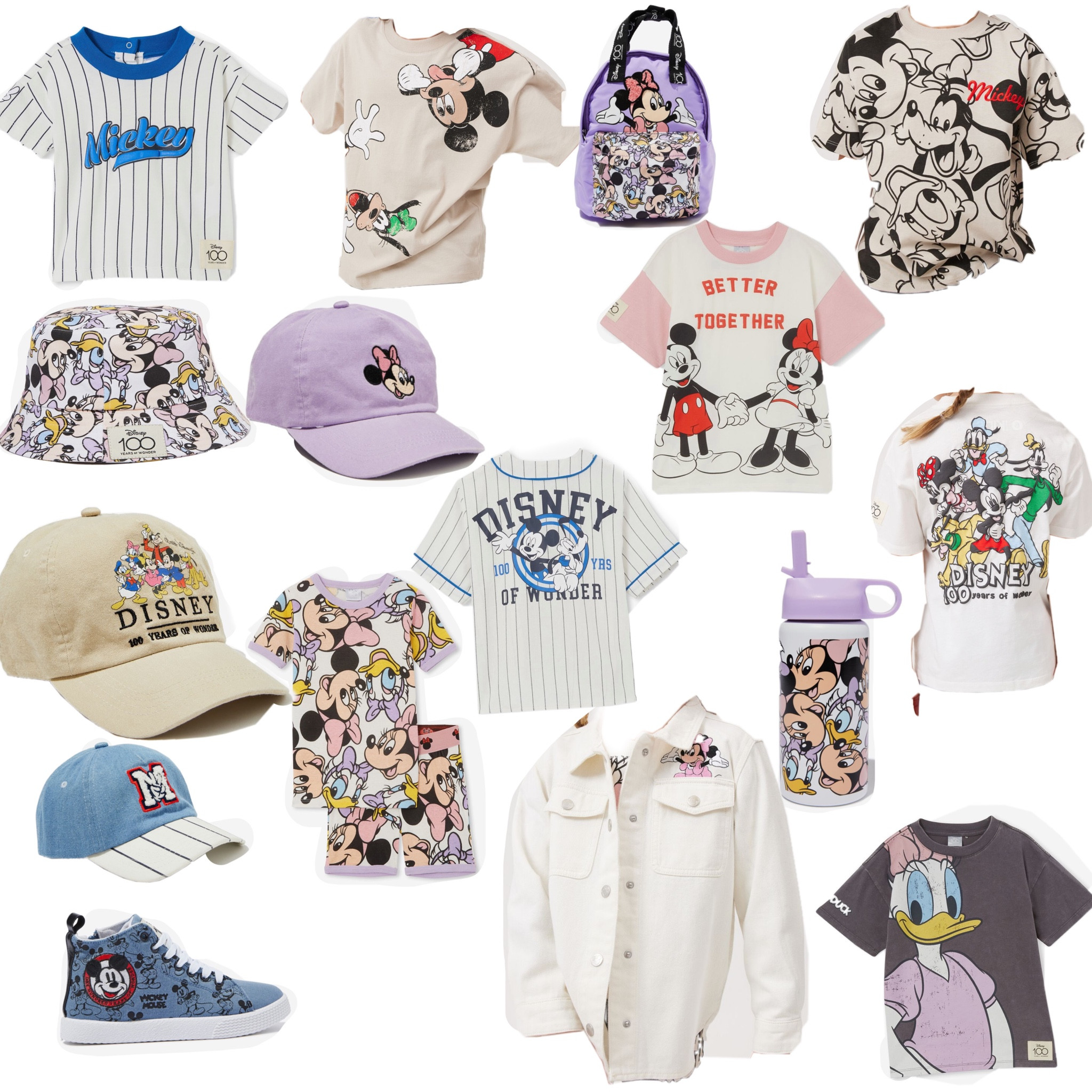 Disney 100 merch! I’m obsessed with that Minnie and daisy print! 




#disney #disney100 #disney100yearsofwonder #disneymom #disneyfamily 

#LTKtravel #LTKfamily #LTKkids
