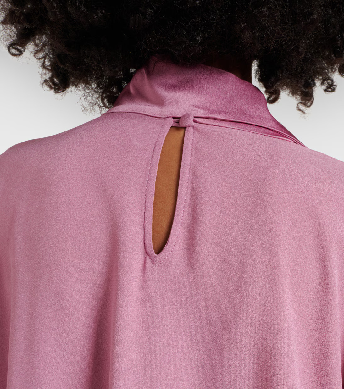 Asymmetric fringed satin kaftan | Mytheresa (US/CA)