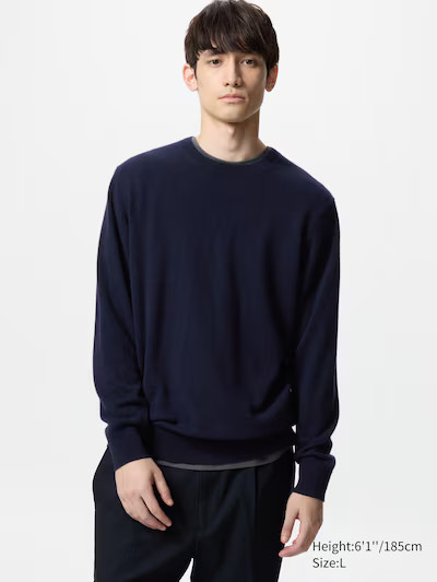 100% Cashmere Crew Neck Jumper | UNIQLO (UK)