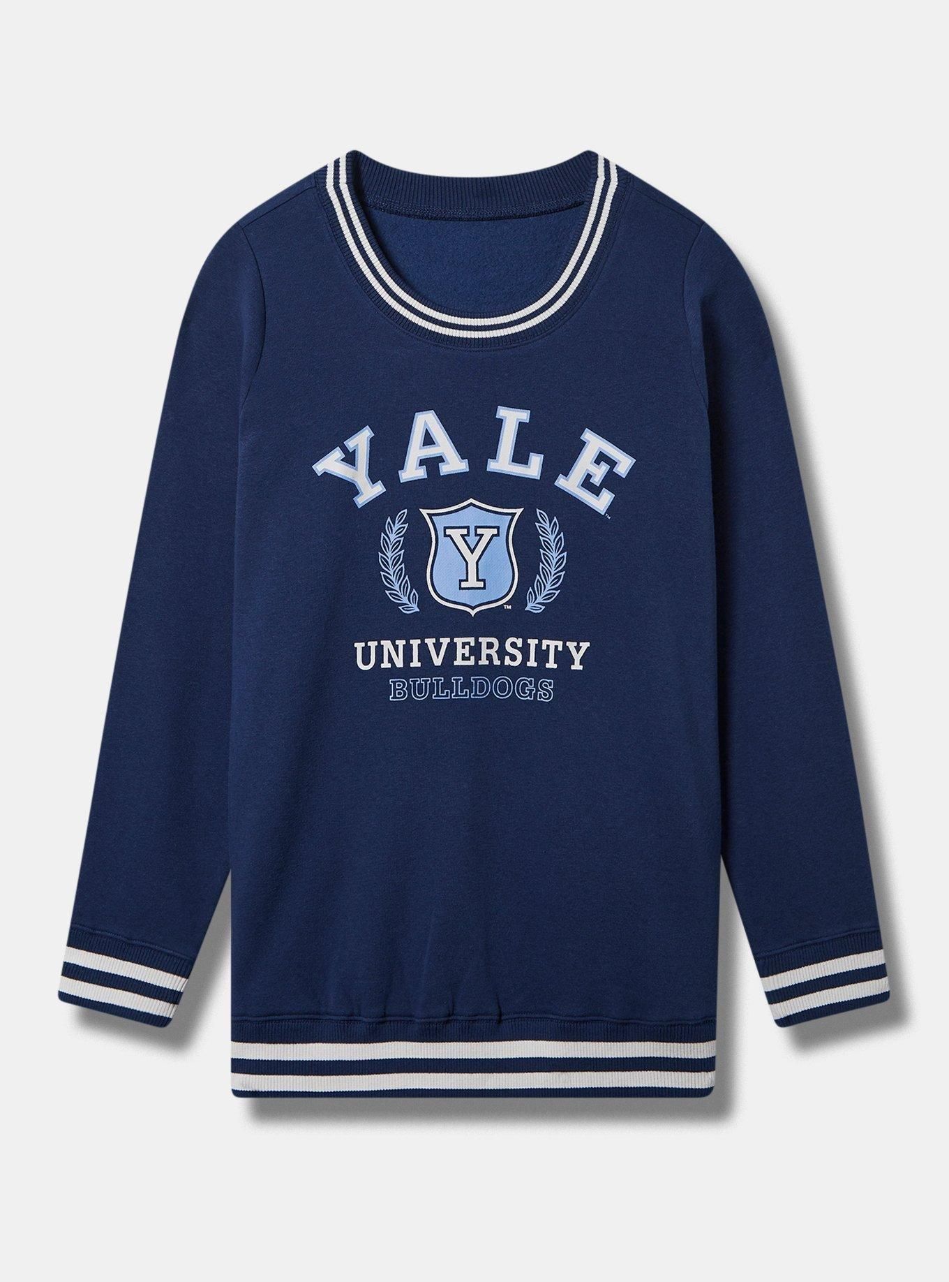Yale Cozy Fleece Banded V-Neck Sweatshirt | Torrid (US & Canada)
