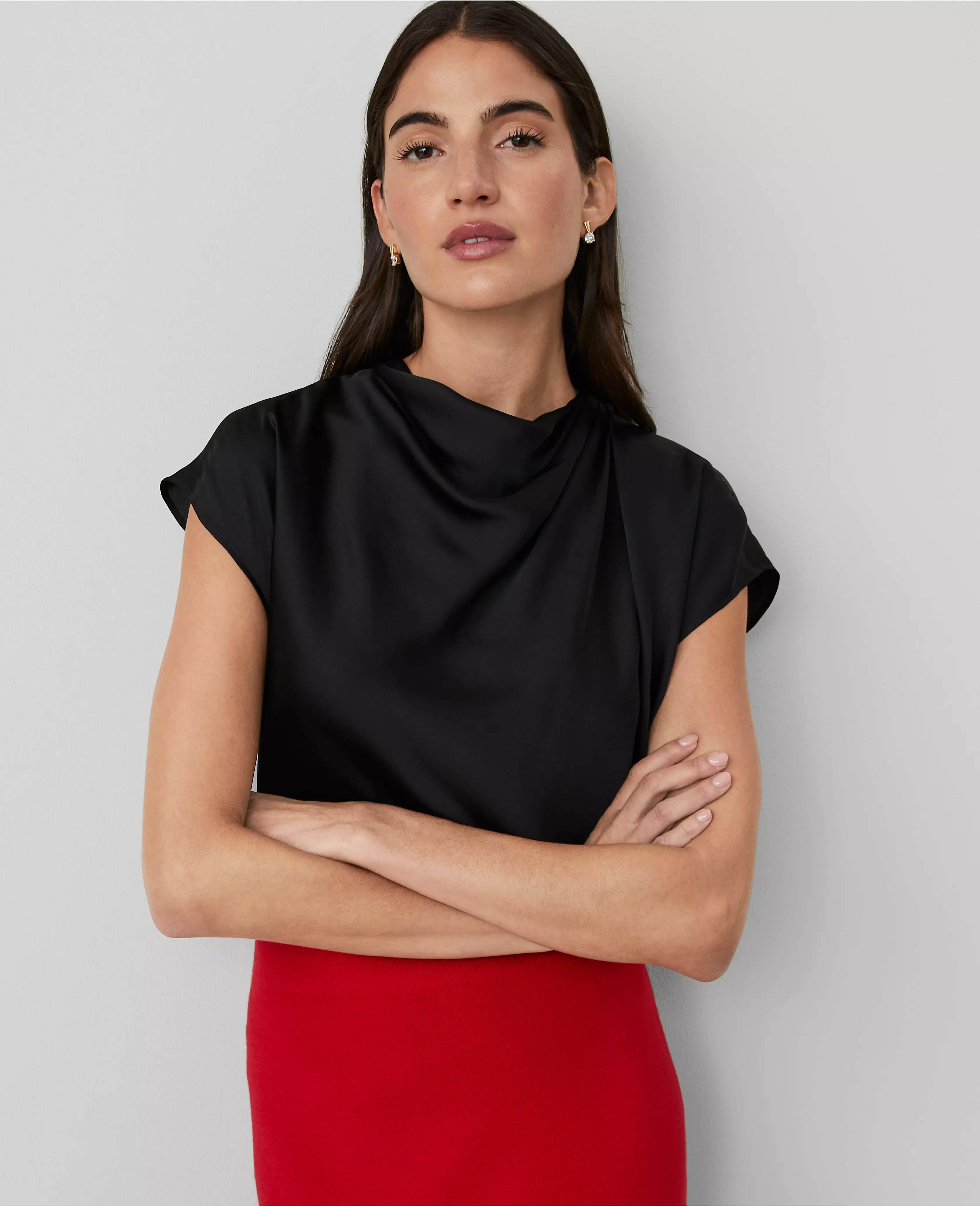 Cowl Neck Popover | Ann Taylor