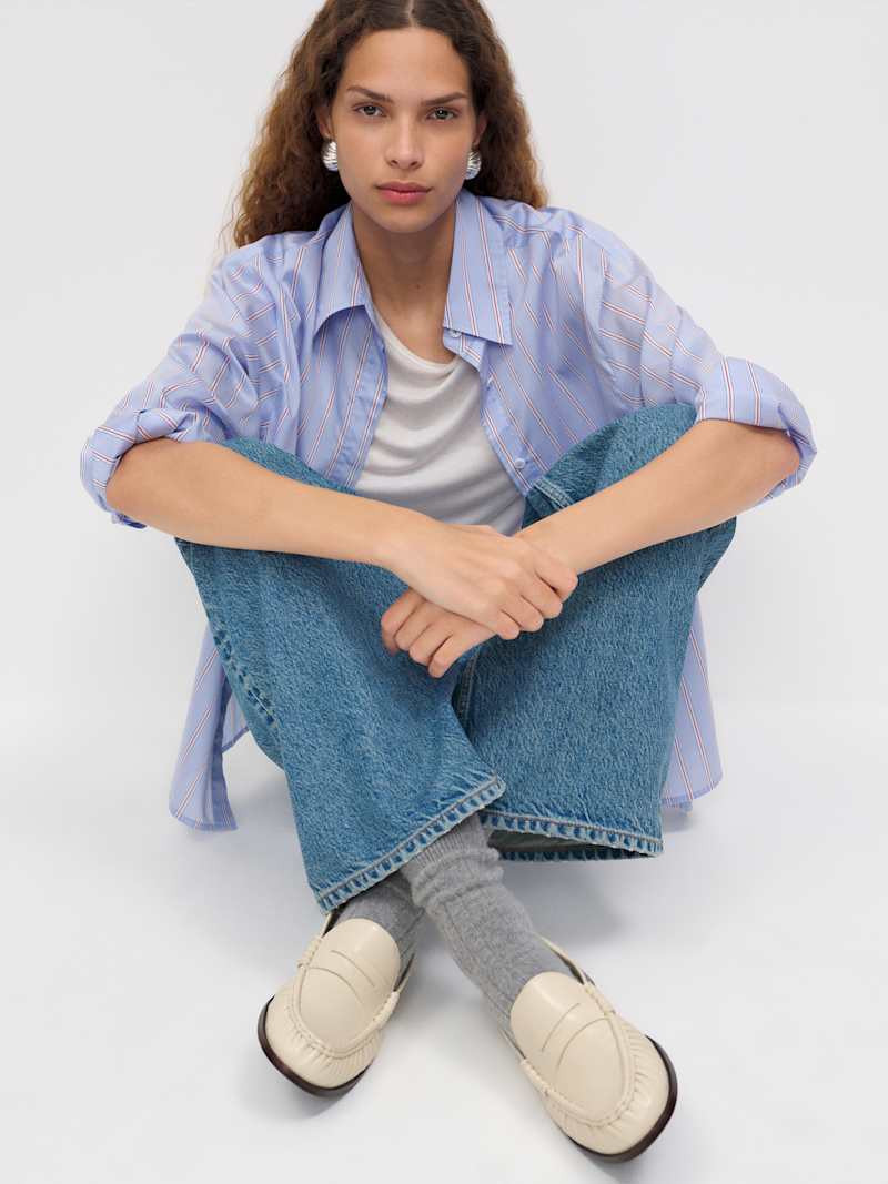 Francine Ruched Loafer | Reformation (Global)