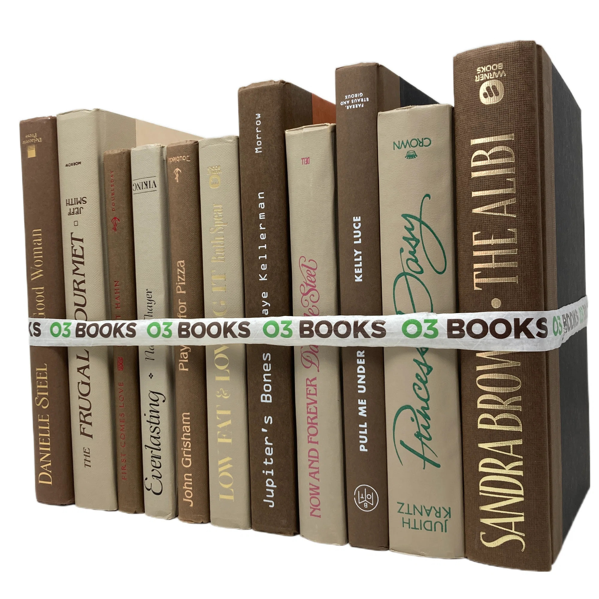 Natural Harmony Decorative Books Beige and Brown | Wayfair North America