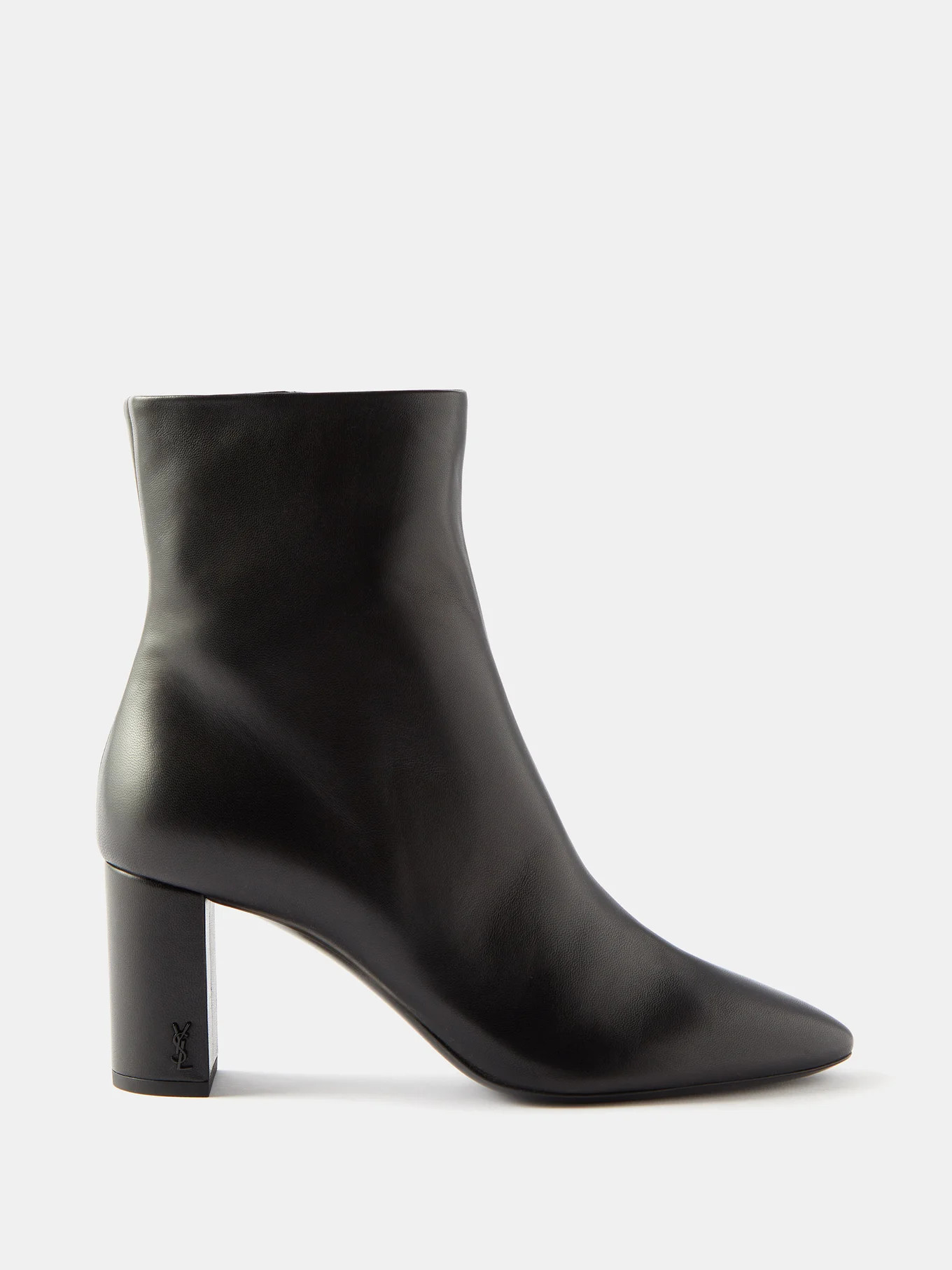 Lou 70 YSL-logo leather ankle boots | Saint Laurent | Matches (UK)