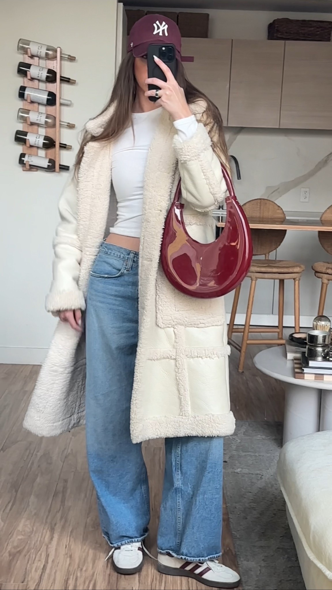 I love a pop of burgundy 🍒🍷

#LTKootd #LTKFindsUnder100 #LTKgrwm