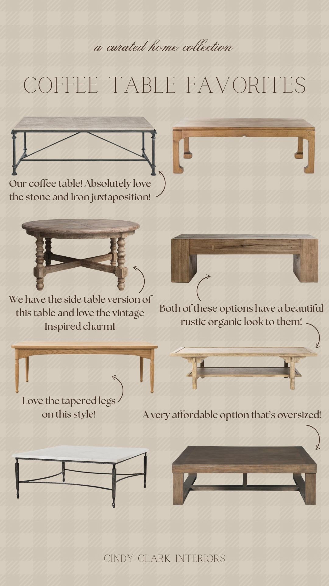 A coffee table round up! The perfect styles to ground your space and pull everything together fully. I love the variations of vintage inspired to traditional. 

#LTKHome