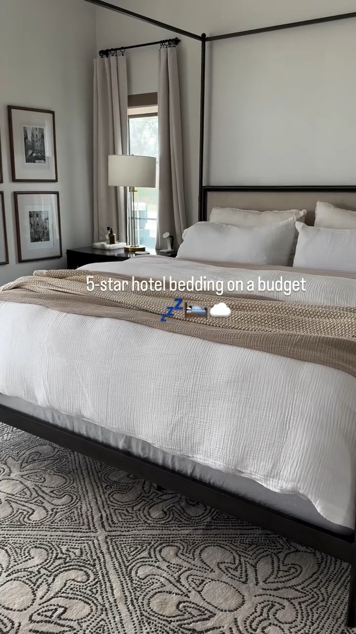 Shop my bedding at Quince!

*Bamboo sheet set is in the color sand
*Organic Airy Gauze Duvet cover set is in the color white
*European Dream Quilt is in the color white
*Bamboo Quilt is in the color white
*Organic Airy Gauze Blanket is in the color dune
*Cotton Fisherman Throw is in the color natural 

#LTKStyleTip #LTKWatchNow #LTKHome