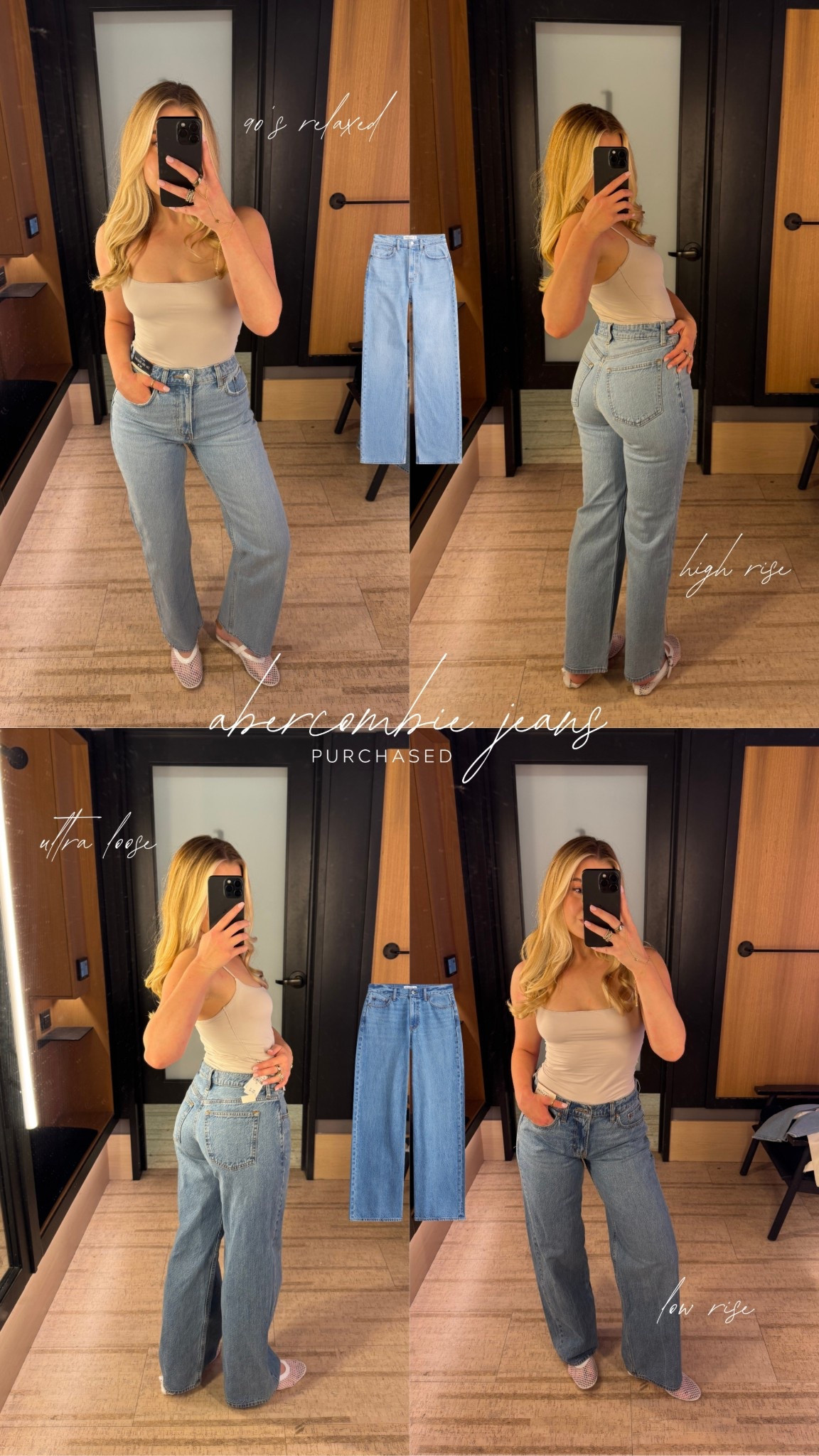 The 2 pairs of Abercrombie jeans I purchased on my hunt for new Fall/Winter denim! 👖 

#LTKSeasonal #LTKFallSale #LTKStyleTip