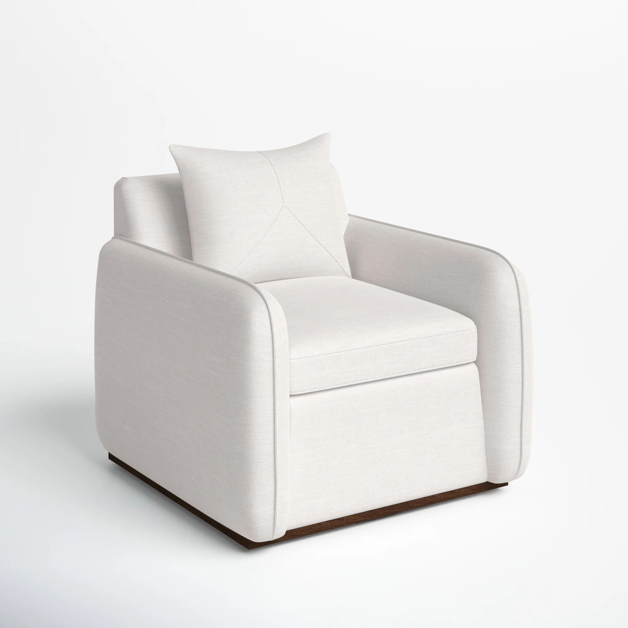 Haywood Upholstered Swivel Armchair | Wayfair North America