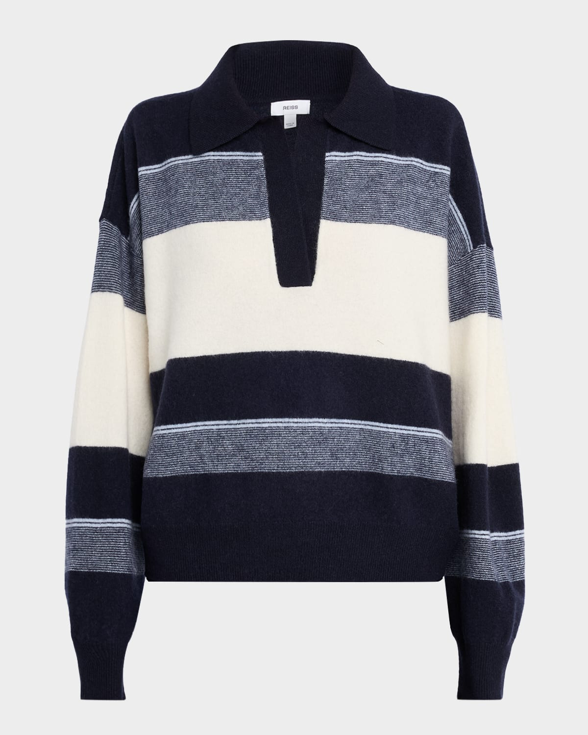 Simmy Wool-Cashmere Striped Sweater | Neiman Marcus