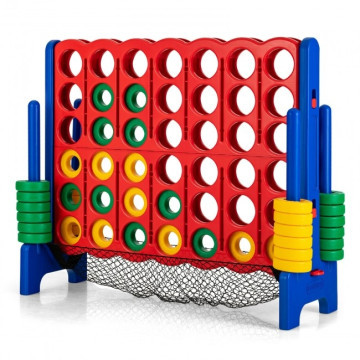 4-to-Score Giant Game Set with Net Storage | Costway US Affiliate